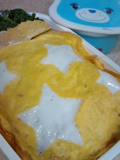簡単オムライス弁当-レシピのメイン写真