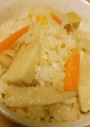 筍の煮物で炊き込み御飯-レシピのメイン写真