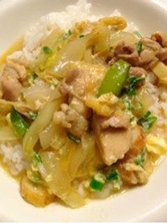 簡単絶品!カレー親子丼-レシピのメイン写真