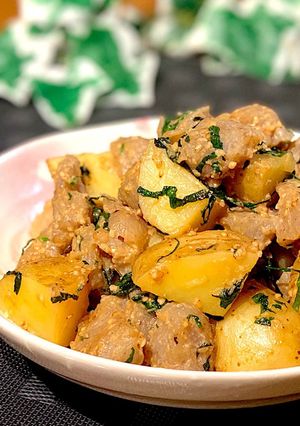 新じゃがとこんにゃくの味噌煮-レシピのメイン写真