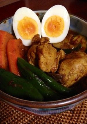 野菜いっぱい栄養満点！トマトスープカレー-レシピのメイン写真
