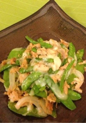 きぬさや＆ツナのとろ〜りチーズ-レシピのメイン写真