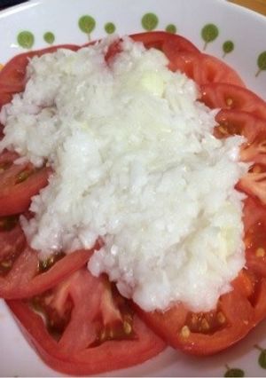 トマトの小雪ドレッシングがけ-レシピのメイン写真