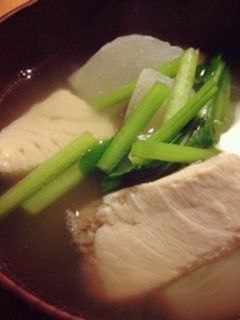ブリとカブの簡単塩スープ-レシピのメイン写真