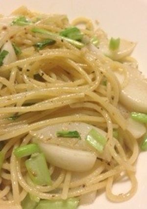 カブの塩味パスタ-レシピのメイン写真