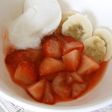 離乳食 イチゴのジャム風デザート