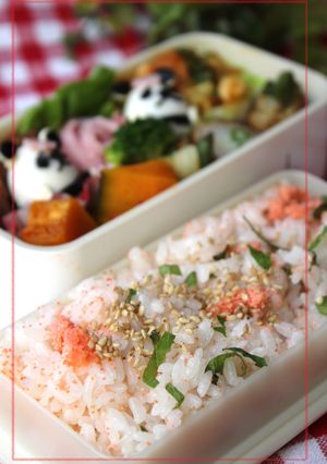 彩り弁当＊大葉とチーズたらこのごはん＊-レシピのメイン写真
