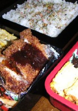 トンカツ弁当-レシピのメイン写真