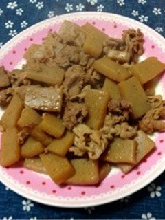 豚肉とコンニャクの醤油煮-レシピのメイン写真