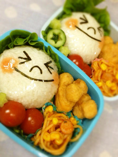 きゃら弁*LINEムーンのおにぎり-レシピのメイン写真