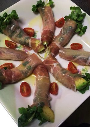 生ハムアボカド巻き-レシピのメイン写真