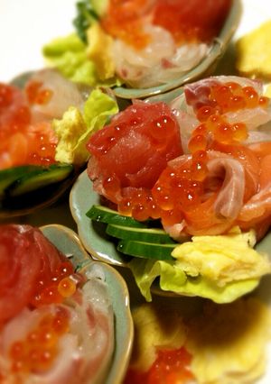 おもてなし*お刺身のミニブーケ-レシピのメイン写真
