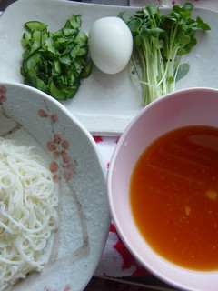 冷麺をつけ麺にしちゃいました。-レシピのメイン写真