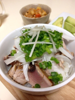鰹の漬け丼-レシピのメイン写真