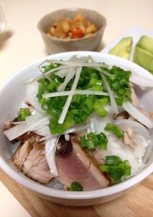 鰹の漬け丼-レシピのメイン写真