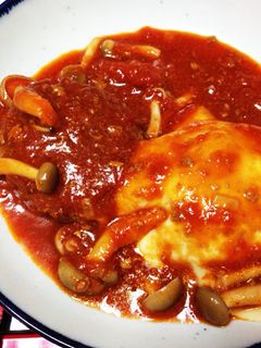 トマトの煮込みハンバーグ♡-レシピのメイン写真