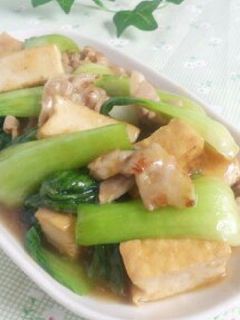 厚揚げとチンゲン菜の中華煮-レシピのメイン写真