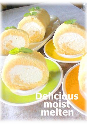 生地を味わう ロールケーキ♡詳細画像付☆-レシピのメイン写真