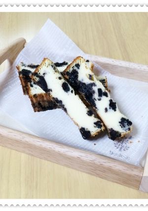 ❇︎牛乳deオレオスティックチーズケーキ-レシピのメイン写真