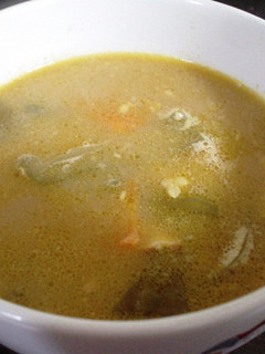(∵)屋:押麦のあっさりカレースープ-レシピのメイン写真