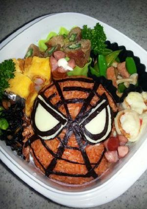 キャラ弁14★スパイダーマン★-レシピのメイン写真