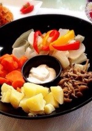 アレルギー対応 乳無し豆腐バーニャカウダ-レシピのメイン写真