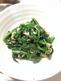 *春菊とツナの柚子胡椒和え*-レシピのメイン写真