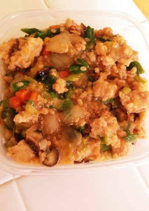 鶏そぼろで野菜いっぱい！-レシピのメイン写真
