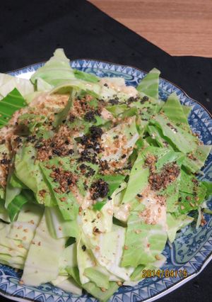 胡麻たっぷり♪和風もりもり新キャベツ-レシピのメイン写真
