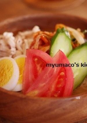 即席ナムルで具だくさん冷麺-レシピのメイン写真