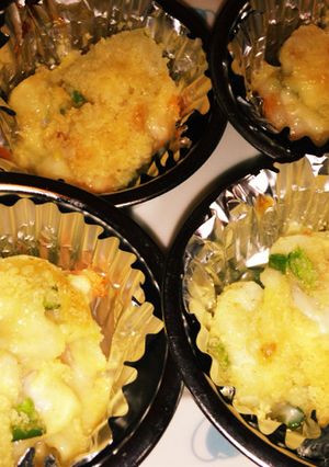お弁当に♫シーフードの粉チーズ焼き-レシピのメイン写真