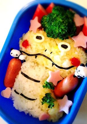 妖怪ウォッチ　ツチノコ　キャラ弁♪-レシピのメイン写真