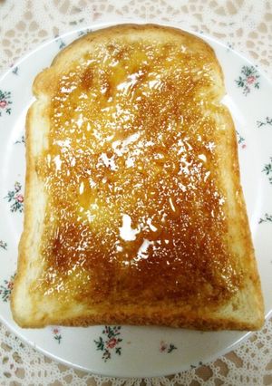 黒みつとバターのじゅわ～っとトースト♪-レシピのメイン写真