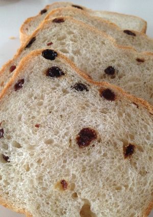 HBで☆ぱさぱさしないレーズン食パン-レシピのメイン写真