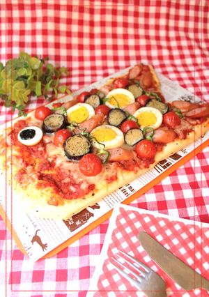 こどもの日＊野菜たっぷりこいのぼりピザ＊-レシピのメイン写真