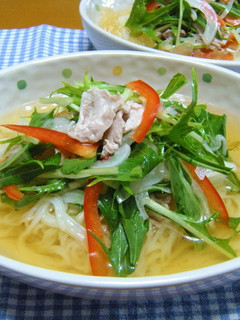 野菜たっぷりサラダ風冷麺-レシピのメイン写真