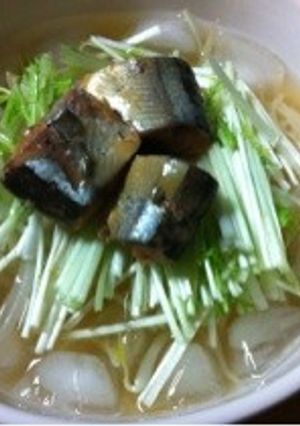 サンマと水菜の味噌ビビン麺-レシピのメイン写真