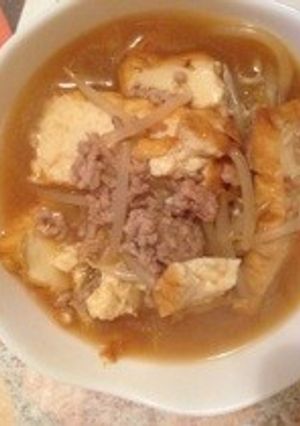 厚揚げと挽肉のトロミ煮-レシピのメイン写真