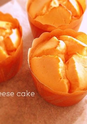 生クリなし！簡単マフィン型チーズケーキ-レシピのメイン写真
