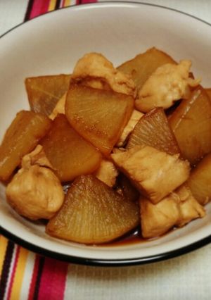 【潰瘍性大腸炎】簡単♪鶏大根の照り煮-レシピのメイン写真