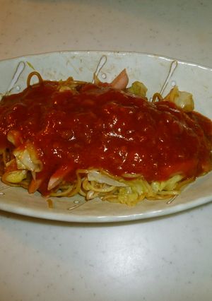 新潟のB級グルメ　イタリアン焼きそば-レシピのメイン写真