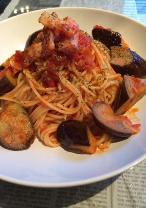 ザ・パスタ＊米ナスベーコンのアラビアータ-レシピのメイン写真
