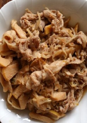 簡単牛こま味噌炒め-レシピのメイン写真