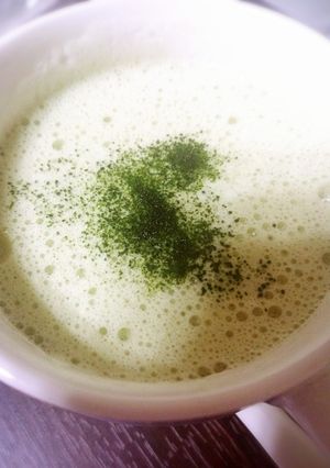 お家で簡単抹茶豆乳ラテ★-レシピのメイン写真