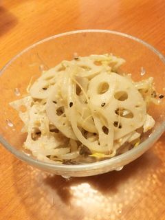 蓮根ともやしのナムル-レシピのメイン写真