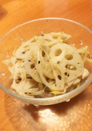 蓮根ともやしのナムル-レシピのメイン写真