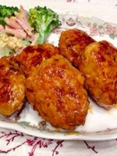 日本人が大好きな鶏つくねの照り焼き-レシピのメイン写真