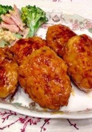 日本人が大好きな鶏つくねの照り焼き-レシピのメイン写真