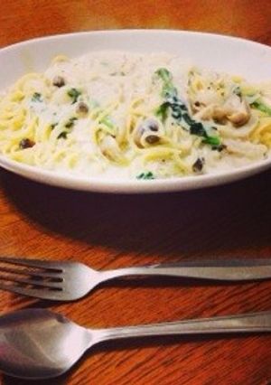 簡単激旨ツナのクリームパスタ-レシピのメイン写真