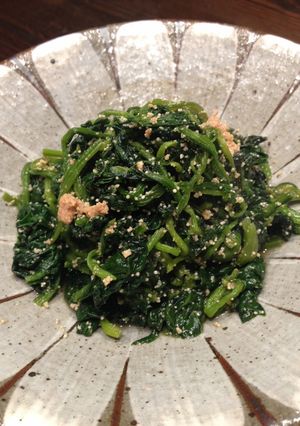 ほうれん草の明太ポン酢-レシピのメイン写真